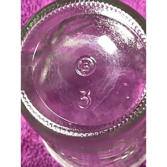 Vintage Brockway Glass Atomic Starburst Pattern Juice Glass Misc Glasses Lot 7 - Picture 10 of 11